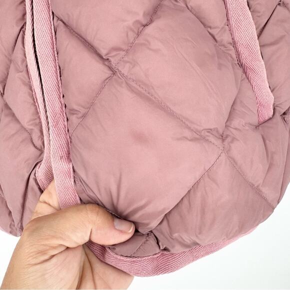 Marine Layer Meredith Puffer Coat Full Zip in Mauve Pink Size S Outdoor Gorpcore - Picture 11 of 15